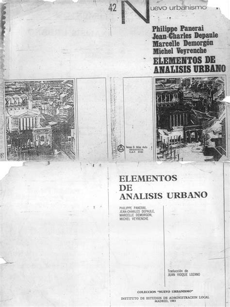 philippe panerai elementos de analisis urbano|ANALISE URBANA PHILIPPE PANERAI .